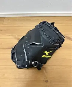 Mizuno 旧ロゴ 硬式用キャッチャーミット ブラック　新品未使用