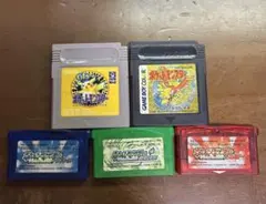 ポケットモンスター ゲームソフト 5本セット