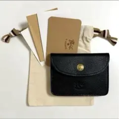 【値下げ不可】新品 IL BISONTE イルビゾンテ カードケース ブラック