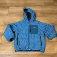 mont-bell 130cm ブルー　ブラック　リバーシブル　ダウンコート