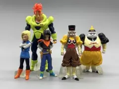 開封済み ドラゴンボールHG 人造人間16号17号 18号 19号 20号セット