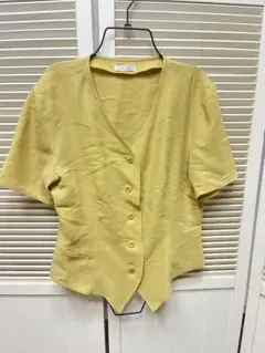 PINORE ブラウス イエロー 半袖のサムネイル