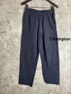 ☘️Champion ロゴスウェットパンツ イージーパンツ ワンポイント ゆるダボ