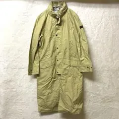 AIGLE エーグル　防水素材　ベージュ ステンカラーコート ロング丈のサムネイル