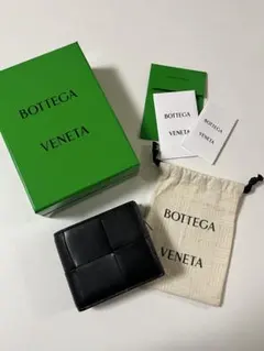 【美品】Bottega Veneta スモール カセット 二つ折り ウォレット