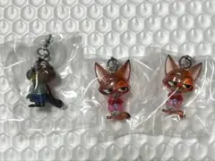 ズートピア2 めじるしアクセサリー　ニック ジュディ ニブルズ セミコンプリート
