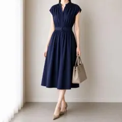 NATURAL BEAUTY BASIC ワンピース フレンチスリーブのサムネイル