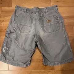 希少 正規品 carhartt ペンキ ペインター ショーツ サイズW34のサムネイル