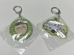 ちいかわ　ラメアクリルキーホルダー4 くりまんじゅう　ラッコ