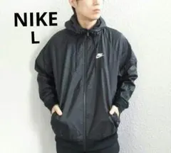 美品NIKEヘリテージウィンドランナージャケットLブラック