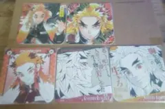 鬼滅の刃 ジャンプショップ アートコースター 煉獄杏寿郎 5枚セット