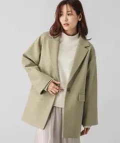 GLOBAL WORK 軽やかストレッチミドルジャケット Mサイズ