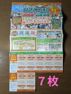 むさしの村入園券 7枚 2026.5.31迄有効 ゆうパケットポストmini発送のサムネイル