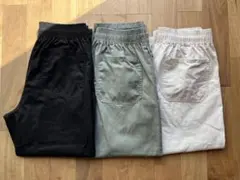 GU シェフパンツ　3本セット