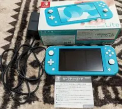 Nintendo Switch Lite ターコイズ本体　ACアダプター付き