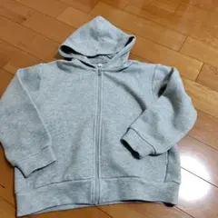 グレー パーカー サイズ140
