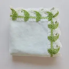 近沢レース　近澤レース　ハンカチ　　ライラック　パウダーブルー　新品未使用