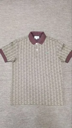 LACOSTE モノグラム ポロシャツ FR 3 US S
