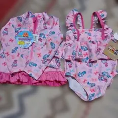 ドキンちゃん　コキンちゃん　水着　ラッシュガード