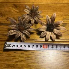 ナチュラル　インテリア　雑貨　フラワー　３つセット