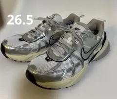 NIKE☆ V2K RUN ☆スニーカー シルバー ホワイト メンズ26.5cm