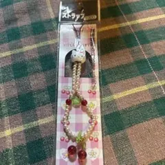 ハローキティ 平成レトロ 携帯ストラップ ビーズ - メルカリ