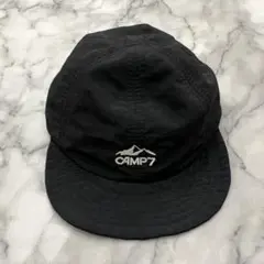 CAMP7 キッズ キャップ ナイロン ブラック　53〜55cmのサムネイル