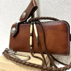 モルガンコンチョ　レザーウォレット メディスンバッグ セット モルガンコンチョ レザーウォレット メディスンバッグ セット | Mercari