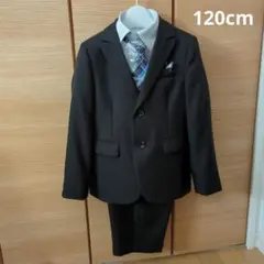 【美品】スーツ5点セット　120cm　黒　卒園式　入学式　フォーマル　男の子