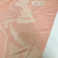 刺繍 絞り 裄65.5 紗綾形の地模様 紋無し 付下げ 訪問着 T-2054