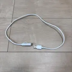 USB Type-A to Type-C micro USB 充電ケーブル