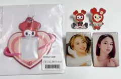 TWICE チェヨン ピンバッジ セット フォトキーホルダー