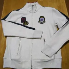 Admiral 刺繍入りホワイトパーカー