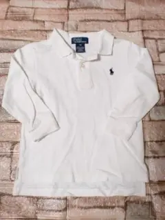 美品●Ralph Lauren●ポロシャツ●90●ホワイト♪