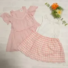 ベビーギャップ*babyGAP*新品 アイレット ワンピース 90