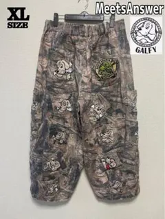 GALFY×MeetsAnswer メニーポケットパンツ カモフラ XL 迷彩のサムネイル