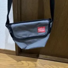 マンハッタンポーテージ　グレー ナイロン ショルダーバッグ