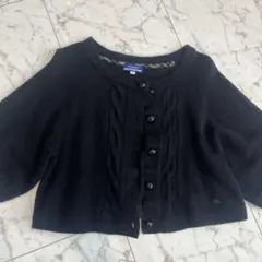 正規品！BURBERRY BLUE LABEL ブラックカーディガン 38