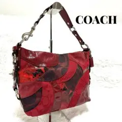 COACH PATCHWORK oneshoulderbag signature