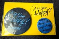 【新品未開封】嵐 Are You Happy？ 会場限定 バッジセット 青 札幌