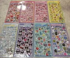 【正規品]ボンボンドロップシール❋サンリオ 第２弾❋コンプリート 8枚セット