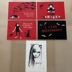 エミリー　ザ　ストレンジ　ポストカード5枚セット
