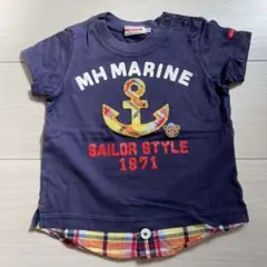 ミキハウス マリンスタイル Tシャツ 80