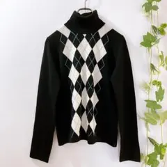 アーガイル ニット