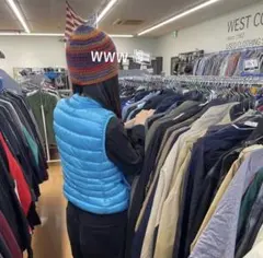 UNIQLO ブルー ダウンベスト sサイズ