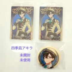 【未開封・未使用】四季凪アキラ　カード✕2　バッジ✕1 　にじさんじ　ウエハース