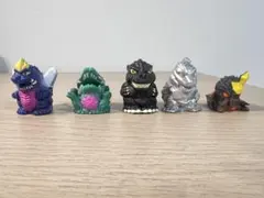 東宝怪獣シリーズ　ゴジラ　ミニソフビクロニクルvol.1 全5種 コンプリート