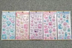 【新品未開封】プチ ウォーターインシール ストーンつき 5種まとめ売り