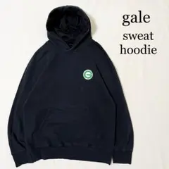 【ブラック】OLD gale スウェット プルオーバーパーカー ストリート L