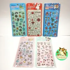 ディズニーぷくぷくシール　5枚セット